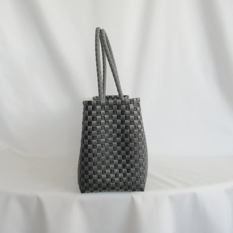 【10月26日(月)〜10月30日(金)発送】 BOSTON BAG No.9  'gingham' _Charcoal Clay