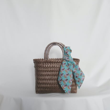 MEKEARISA GUMMY BAG Brown Mサイズ MEKEARISA