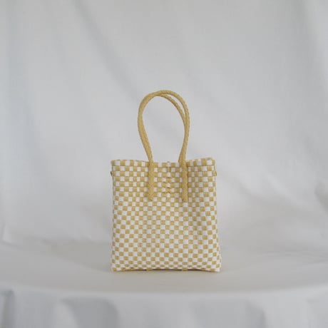 【7月27日(月)〜7月31日(金)発送】  Gummy Bag No.6 (Size: S) ' gingham ' _Milk Crepe