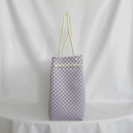 【11月2日(月)〜11月6日(金)発送】Gummy Bag No.501 (Size: L) ' gingham ' _Milky Purple Fizz
