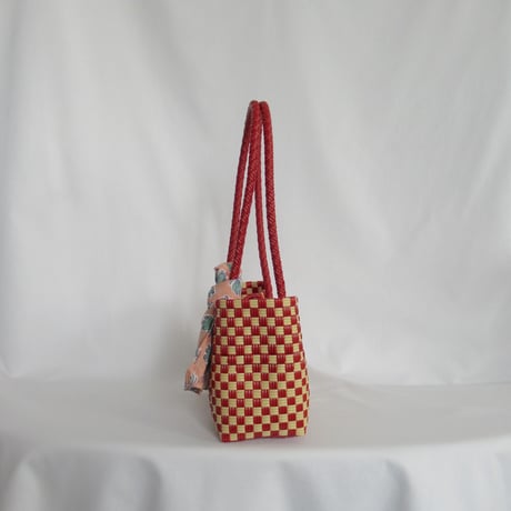 【6月8日(月)〜6月12日(金)発送】 Bag×Handkerchief［I］Panini 'gingham'_Apple Pie