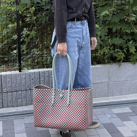 【10月26日(月)〜10月30日(金)発送】 ALLDAY BAG No.9  'gingham'  _70's