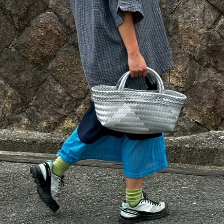 【6月22日(月)〜6月26日(金)発送】 Mekearibag BOUQUET(cross) No.5 _Silver×Yasashii Purple