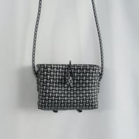 【6月8日(月)〜6月12日(金)発送】 Hello Bag  No.6 _Black × Silver