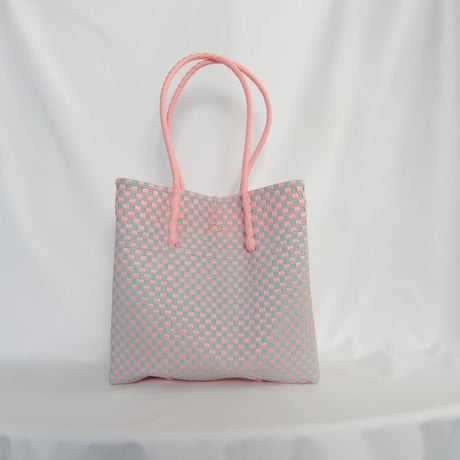 【6月22日(月)〜6月26日(金)発送】 Gummy Bag No.23 (Size: L) ' gingham ' _Cotton Candy