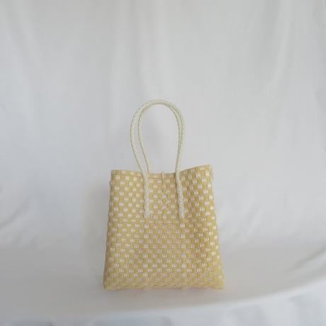 【8月31日(月)〜順次発送】 Gummy Bag No.13 (Size: S) ' gingham ' _Custard Fizz