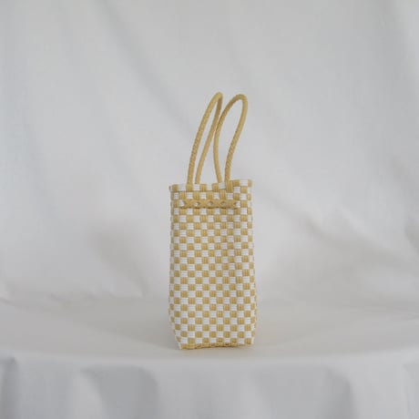 【7月27日(月)〜7月31日(金)発送】  Gummy Bag No.6 (Size: S) ' gingham ' _Milk Crepe