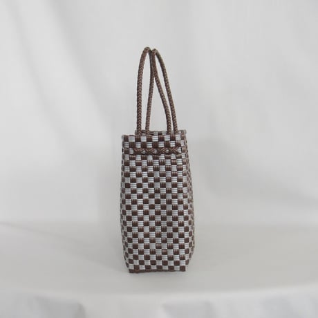 【7月13日(月)〜7月17日(金)発送】 Gummy Bag No.10 (Size: S) ' gingham ' _Urban Taupe