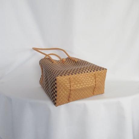 【9月24日(木)〜9月25日(金)発送】 Gummy Bag No.21 (Size: M) ' gingham ' _Caramel Mocha