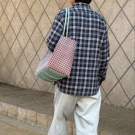 【10月26日(月)〜10月30日(金)発送】 ALLDAY BAG No.9  'gingham'  _70's