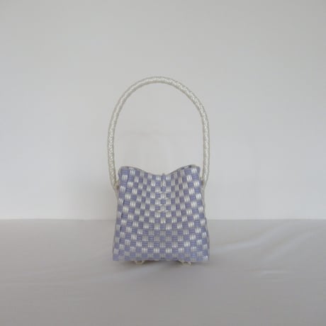 【10月26日(月)〜10月30日(金)発送】 BÉBÉ BAG No.16 ' gingham ' _ Milky Purple Fizz