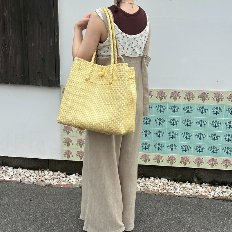 メケアリサ　gummy bag L&ハンカチーフ 🧺🎀 【Bag × Handkerchief recommendation】 <bag model> Gummy