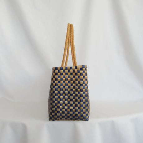 【10月26日(月)〜10月30日(金)発送】BOSTON BAG No.11  'gingham' _Blueberry Pie
