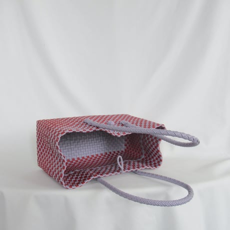 【7月13日(月)〜7月17日(金)発送】 BOSTON BAG No.26 'gingham' _ Humid cherry