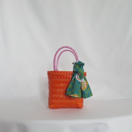 【6月8日(月)〜6月12日(金)発送】 Bag×Handkerchief［A］Mekearibag (Size : XS) _Bloom