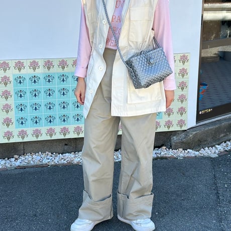 【6月29日(月)〜7月3日(金)発送】 Hello Bag  No.7 _ Metallic Silver