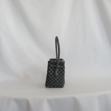 【10月26日(月)〜10月30日(金)発送】 BÉBÉ BAG No.12 ' gingham ' _ Charcoal Clay