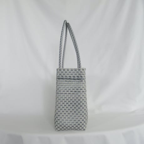 【8月24日(月)〜8月28日(金)発送】 Gummy Bag No.18 (Size: M) ' gingham ' _Silver Obscura