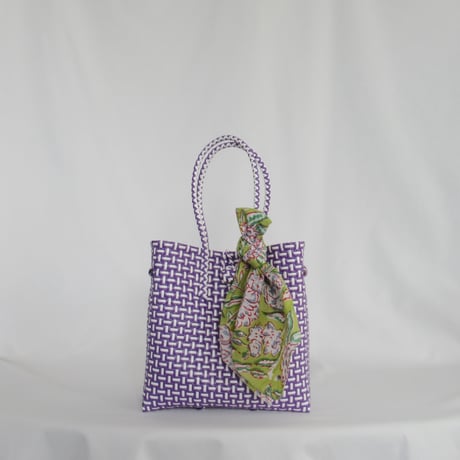 【6月29日(月)〜7月3日(金)発送】 Bag×Handkerchief［E］Gummybag (Size : S) _Echalote Purple (soft)