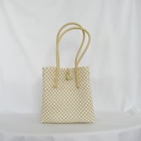 【7月13日(月)〜7月17日(金)発送】 Gummy Bag No.17 (Size: M) ' gingham ' _Milk Crepe