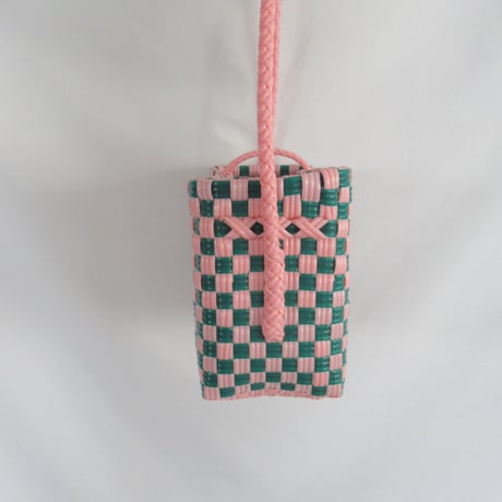 【6月8日(月)〜6月12日(金)発送】 Hello Bag No.25 ' gingham '_Guava