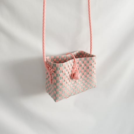 【6月1日(月)〜6月5日(金)発送】 Hello Bag No.22 ' gingham '_ Cotton Candy