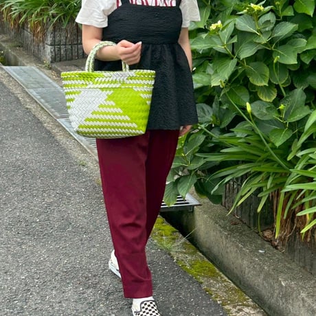 【6月22日(月)〜6月26日(金)発送】 Mekearibag No.13 (Size: S) _Lime × Gomashio
