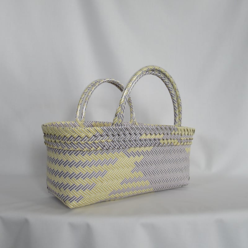 MEKEARISA ホワイト かごバッグ　ブーケ Mekearibag 7月7日(月)〜7月11日(金)発送】Mekearibag BOUQUET(cross) N