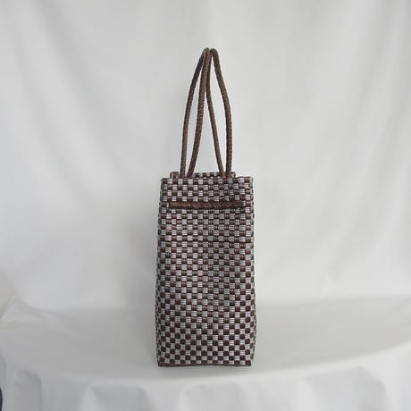 【7月13日(月)〜7月17日(金)発送】 Gummy Bag No.25 (Size: L) ' gingham ' _Urban Taupe