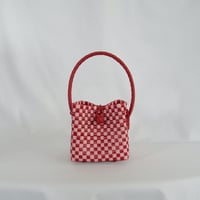 【6月8日(月)〜6月12日(金)発送】 BÉBÉ BAG No.4 ' gingham ' _Poppy