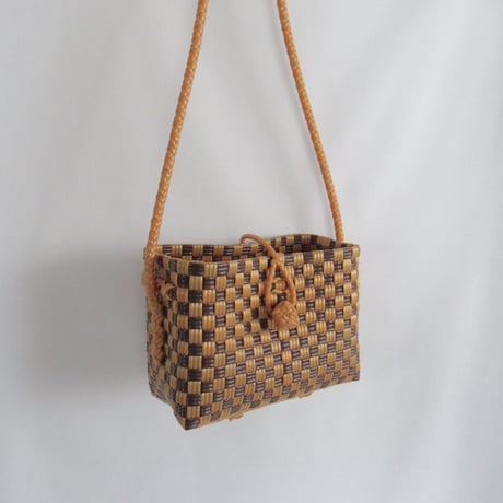 【6月8日(月)〜6月12日(金)発送】 Hello Bag No.16 ' gingham ' _Caramel Mocha