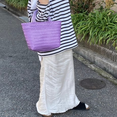 【8月10日(月)〜順次発送】 Mekearibag No.9 (Size: S) _Grape Purple
