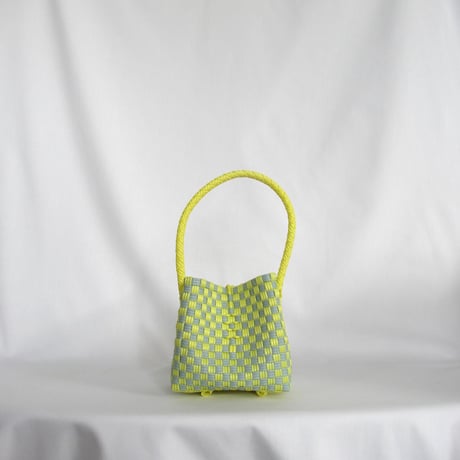 【6月15日(月)〜6月19日(金)発送】 BÉBÉ BAG No.13 ' gingham ' _Lemongrass