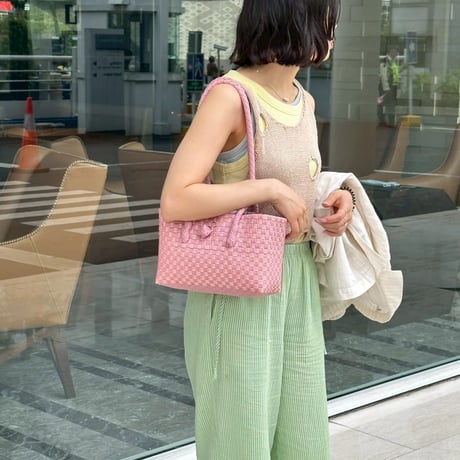 【6月15日(月)〜6月19日(金)発送】  Panini  No.15 'gingham' _Pink Jelly Bean