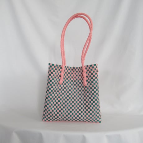 【6月22日(月)〜6月26日(金)発送】 Gummy Bag No.16 (Size: M) ' gingham ' _Guava