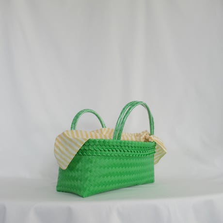 【6月29日(月)〜7月3日(金)発送】  Bag×Handkerchief［H］Mekearibag BOUQUET _Pure Green