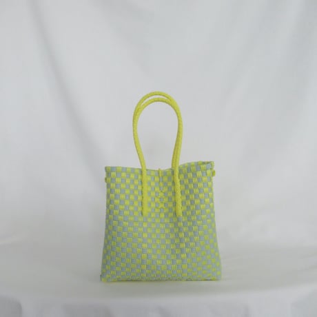 【7月21日(火)〜7月24日(金)発送】 Gummy Bag No.5 (Size: S) ' gingham ' _Lemongrass