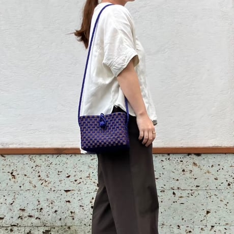 【6月8日(月)〜6月12日(金)発送】 Hello Bag No.21 ' gingham ' _Azzurro e Marrone