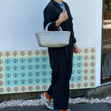 【6月8日(月)〜6月12日(金)発送】 Mekearibag BOUQUET(cross) No.2 _Silver × Gomashio