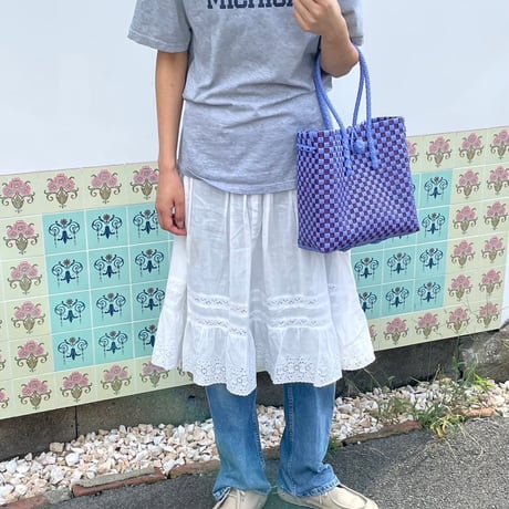 【6月22日(月)〜6月26日(金)発送】 Gummy Bag No.10 (Size: S) ' gingham ' _Pansy