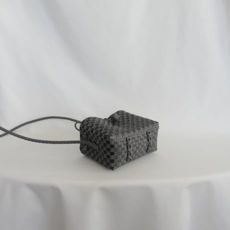 【10月26日(月)〜10月30日(金)発送】 Hello Bag No.17 ' gingham '_Chacoal Clay