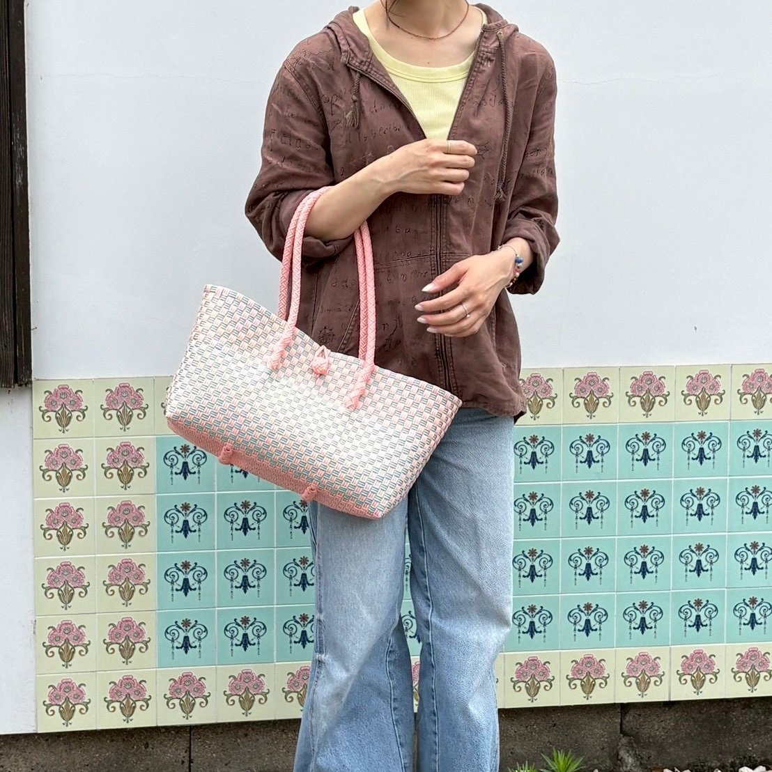 メケアリサ　BOSTON BAG No.16 'gingham' Sugar 6月22日(月)〜6月26日(金)発送】 BOSTON BAG No.32 'gingham