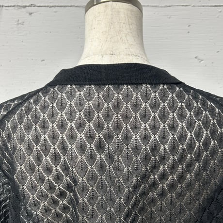 sheer knit Polo S