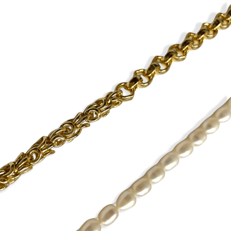 【in mood】RICE PEARL chain-NECKLACE