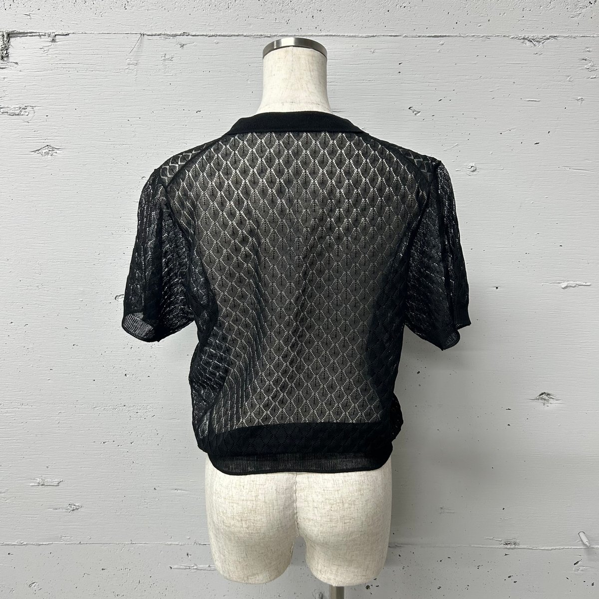 sheer knit Polo S | STORE by PROVOKE design bou