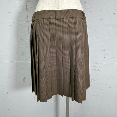 mini pleats skirt