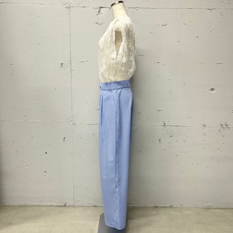 sheer×stripe all-in-one