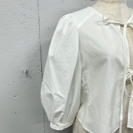 【special price】typewriter puff-S blouse