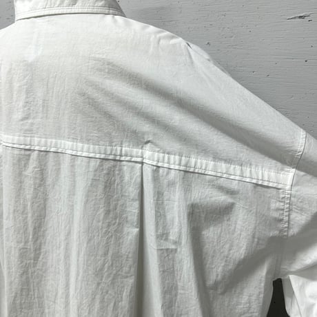 super big shirt(off white)