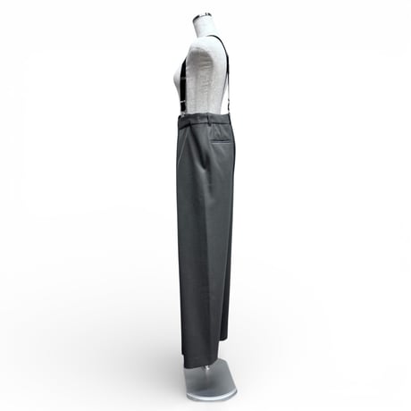 【PROVOKE】 suspenders tuck pants